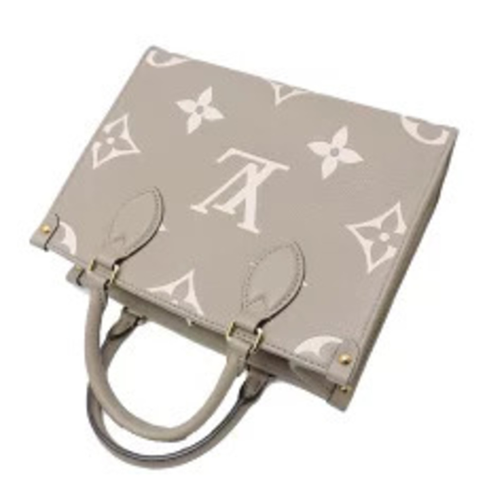 Louis Vuitton Empreinte OnTheGo Handbag Bicolor Monogram Tourtrere Cream - Picture 4 of 10